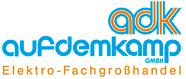 Logo "adk aufdenkamp" / Anschlusshaus