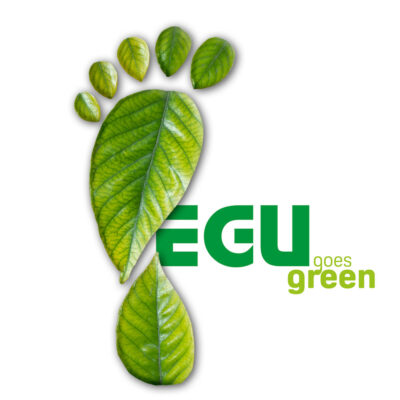 Logo "EGU goes green" / EGU Nachhaltigkeitsmanagement