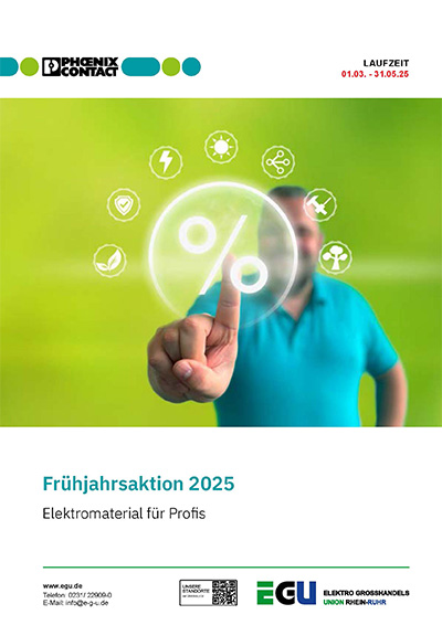 Cover Aktion Phoenix Contact Frühjahrsaktion 2025 EGU