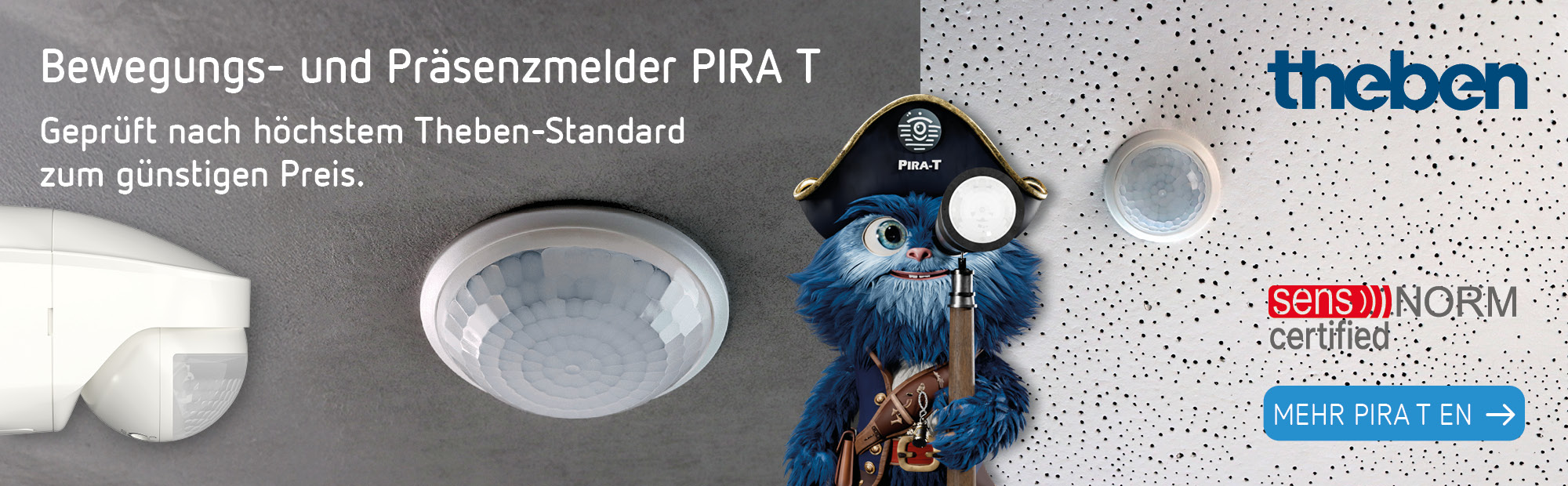 Theben Pira T Bewegungs- und Präsenzmelder