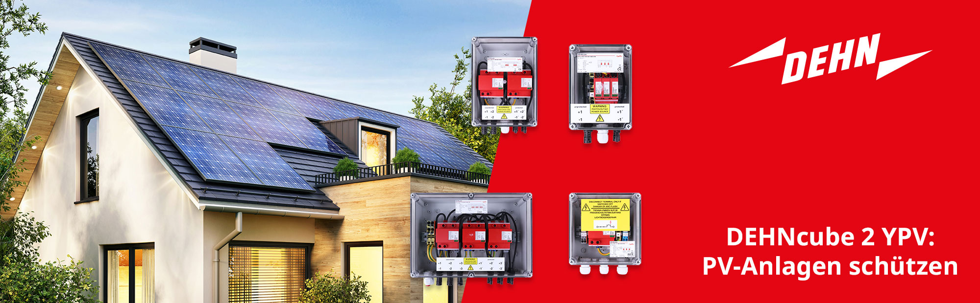 Banner Dehn Dehncube 2 YPV PV-Anlagen Schützen