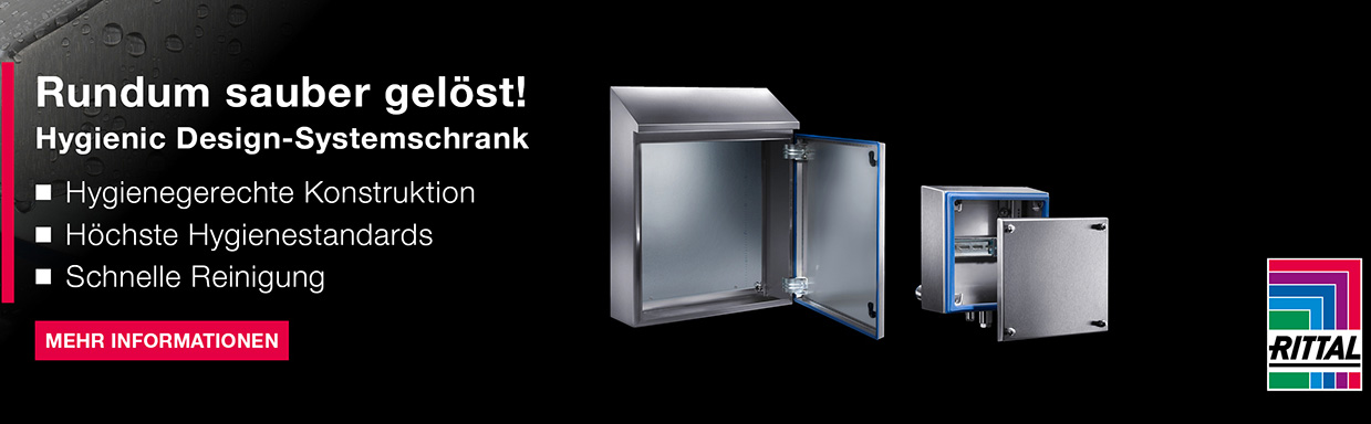 Rittal Hygienic Design-Systemschrank. Jetzt bei der EGU Elektrogroßhandels Union