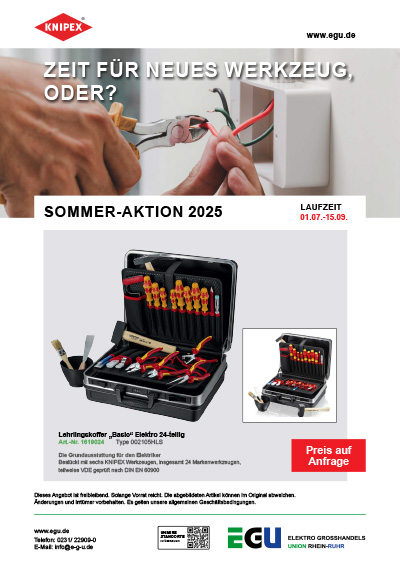 Knipex Werkzeugkoffer Aktion 7.-8. 2025