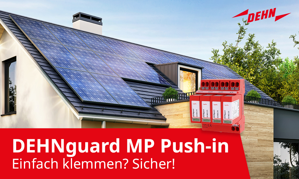 2025-09_EGU_DGMP_1000x600 Dehn Dehnguard MP Push-in. Einfach klemmen? Sicher!
