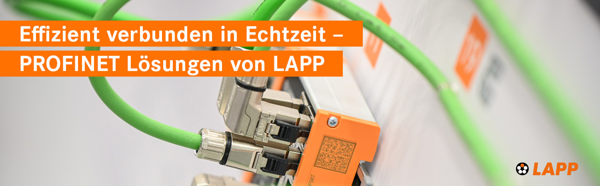 Lapp Kabel Banner - Profinet Lösungen. Datenkabel