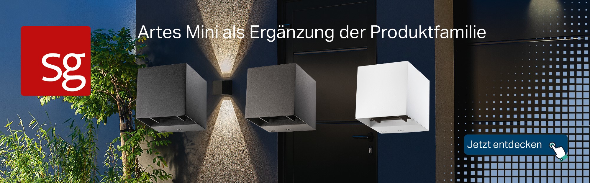 SG Leuchten Artes Mini als Ergänzung der Produktfamilie