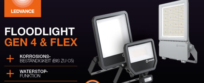 Ledvance Floodlight Gen 4 & Flex. Flutlicht
