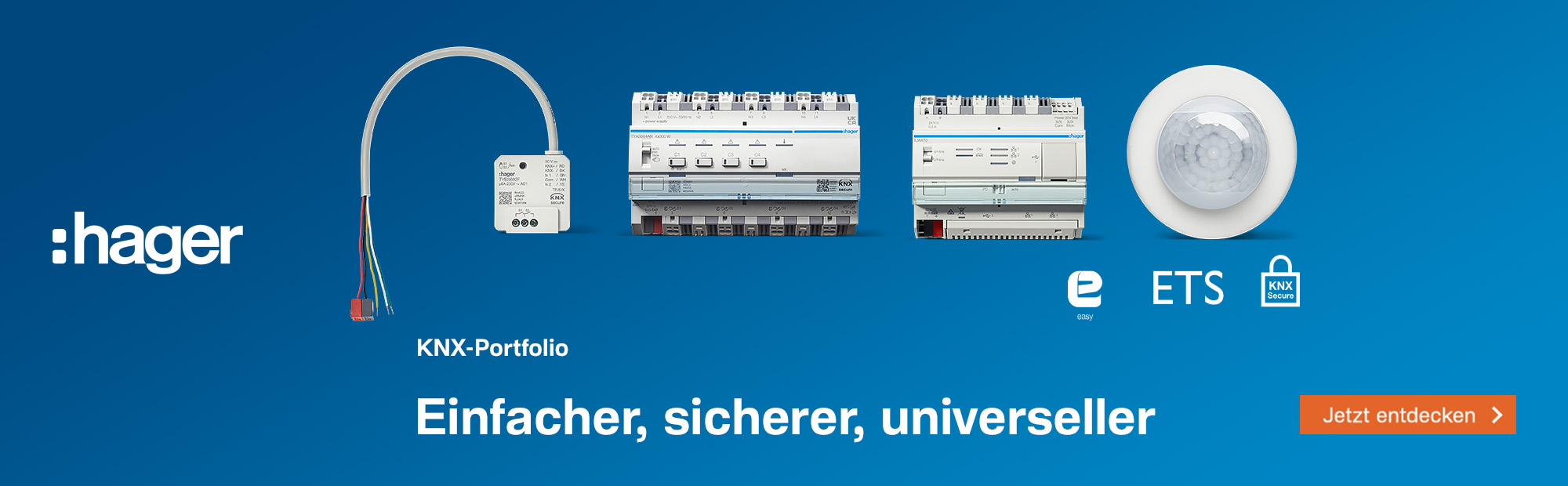 Hager KNX-Portfolio. Jetzt bei der EGU Elektrogroßhandels Union.