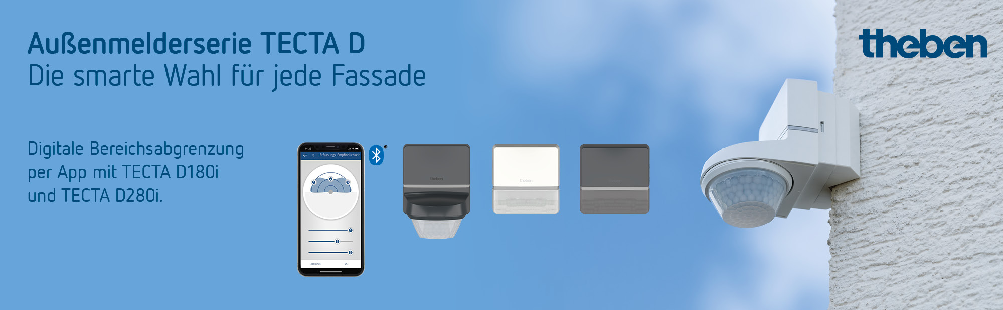 Theben Aktion Außenmelder Serie TECTA D