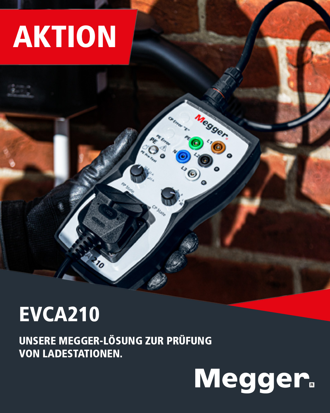 Megger Wallbox Messgerät Aktion