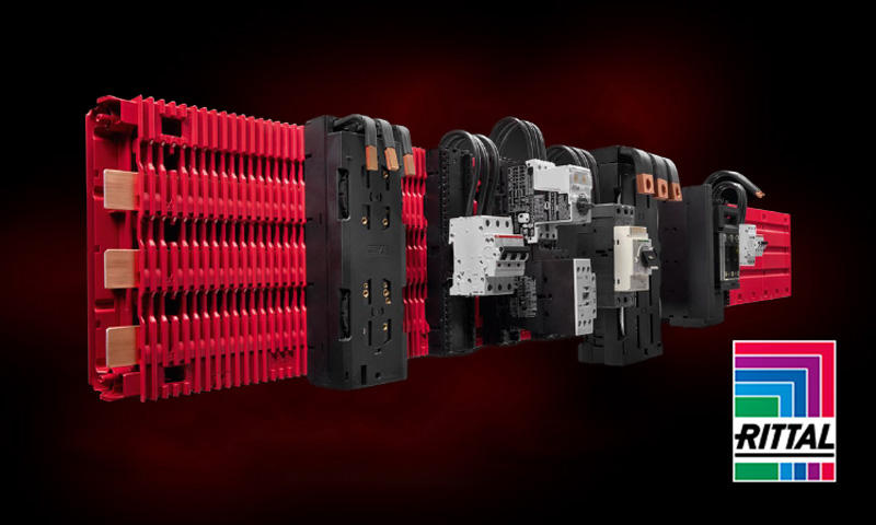 Rittal RiLineX The Power Platform offenes Plattformsystem für 60-mm-Sammelschienen