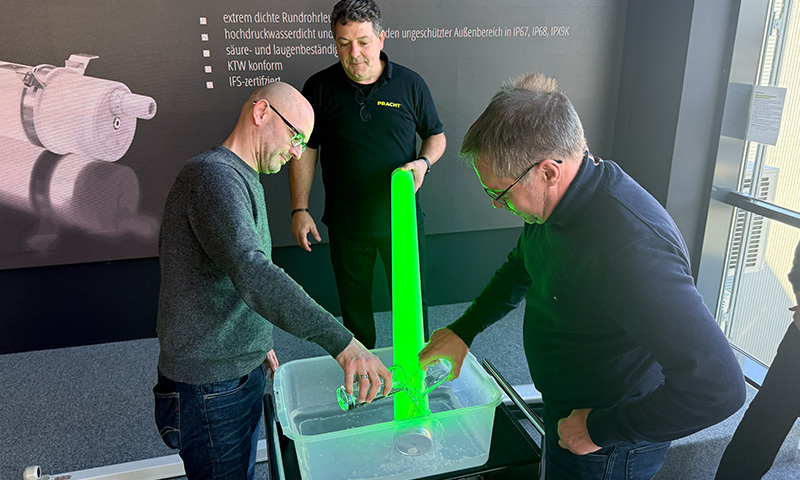 EGU ADM Tagung bei Pracht - extremdichte Rundrohrleuchte Test