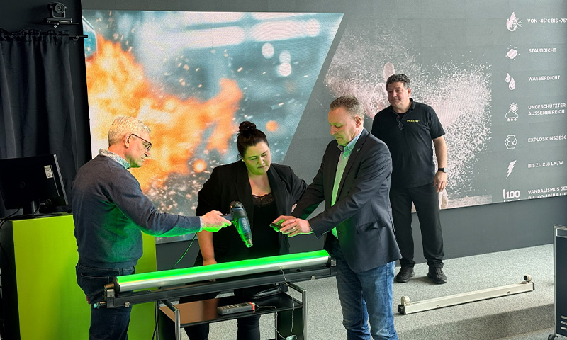 EGU-ADM-Tagung-Pracht-2-2026 EGU ADM Tagung bei Pracht - test einer Staubdichten, Wasserdichten Rundleuchte