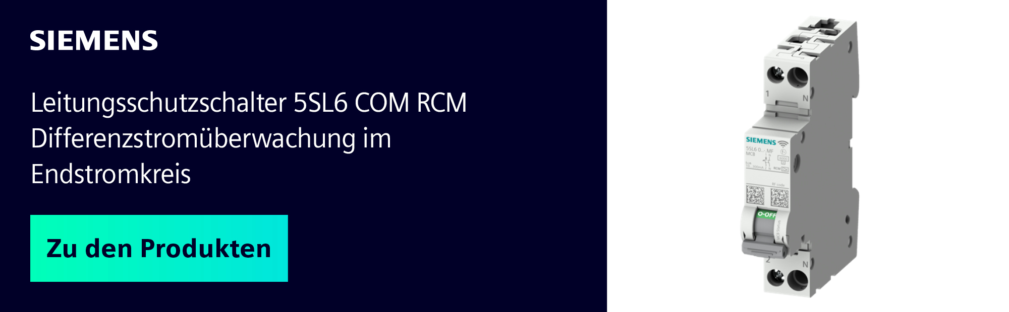 Siemens Leitungsschutzschalter 5SL6 COM Messfunktion, Kommunikation 230V