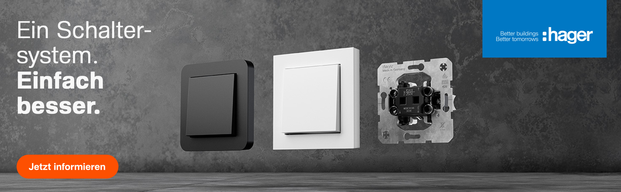 Hager Schalter - Ein Schaltersystem. Einfach besser.