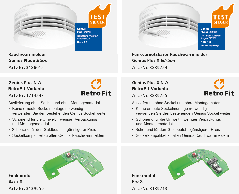 Hekatron Aktionsartikel Rauchwarnmelder