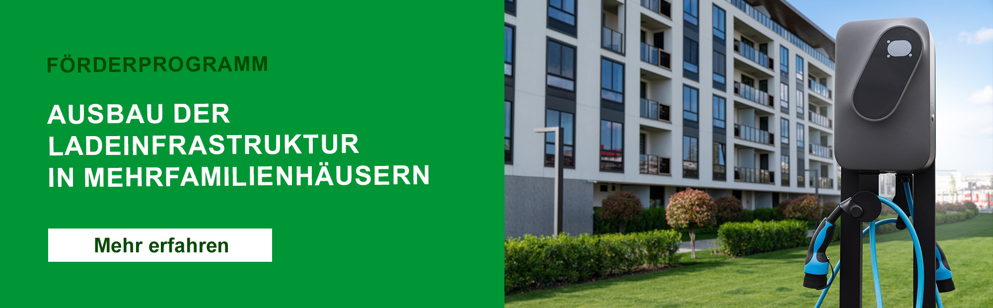 Neue Bundesförderung für eMobility-Ladestationen: Jetzt Projekte im Mehrfamilienhaus erschließen