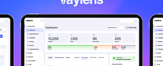 Vaylens CPMS (Charge Point Management System) Ladinfrastruktur System